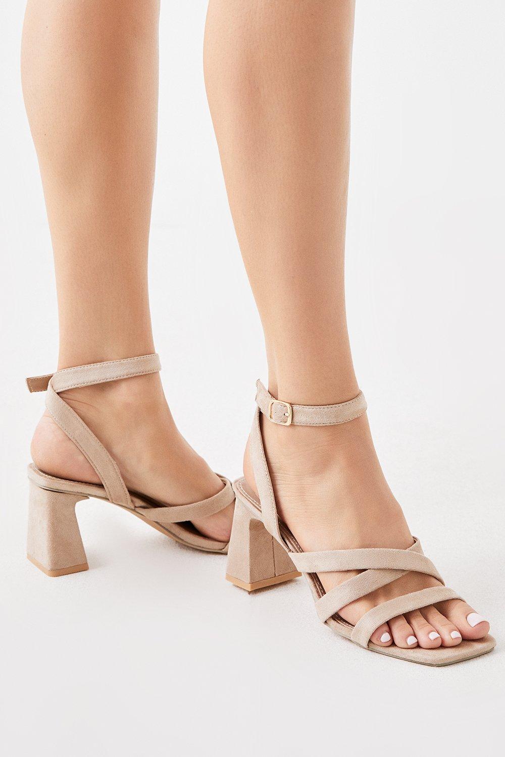 Women’s Bethany Strappy Heeled Sandals - blush - 5