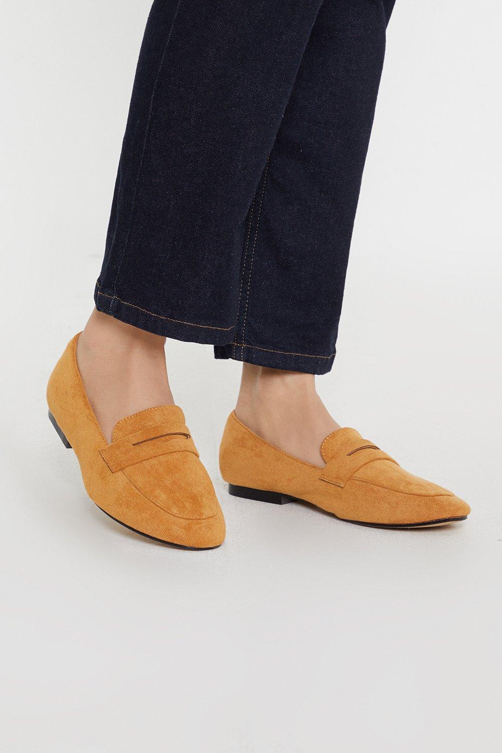 Women’s Leah Round Toe Penny Loafers - camel - 4