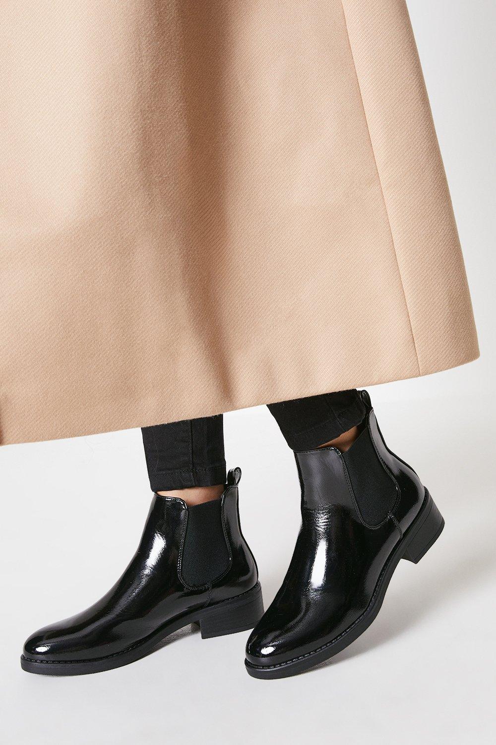 Women’s Maria Basic Chelsea Boots - true black - 4