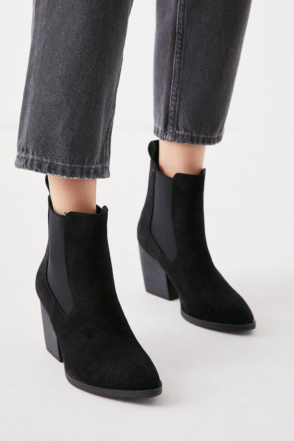 Women’s Amanda Casual Ankle Boots - black - 7