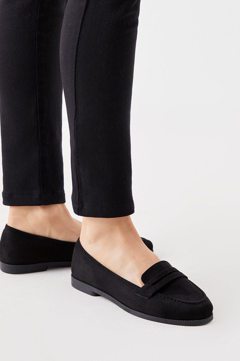 Women's Louie Penny Loafer - natural black - 6