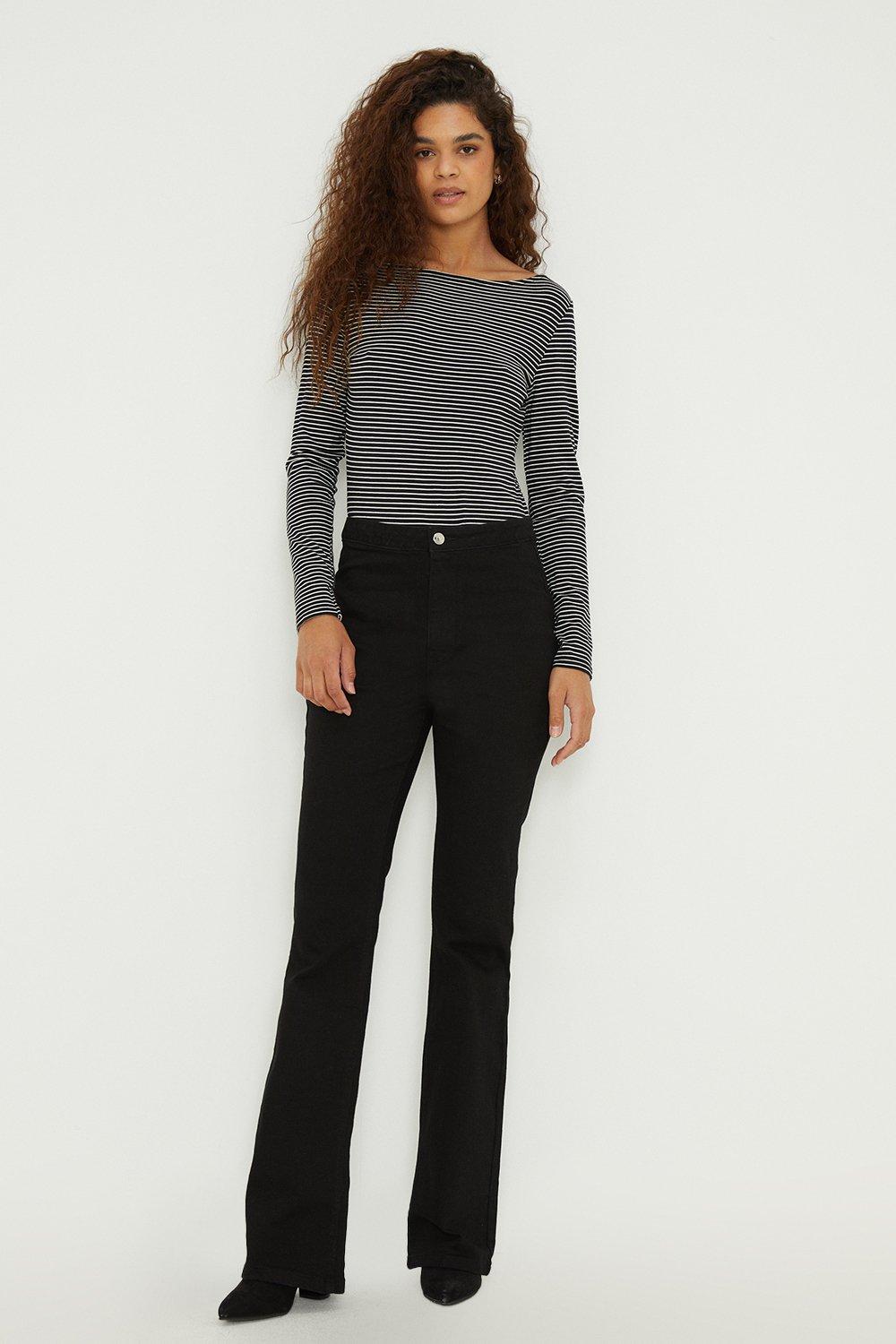 Women’s Tall Slim Bootcut Jeans - black - 12
