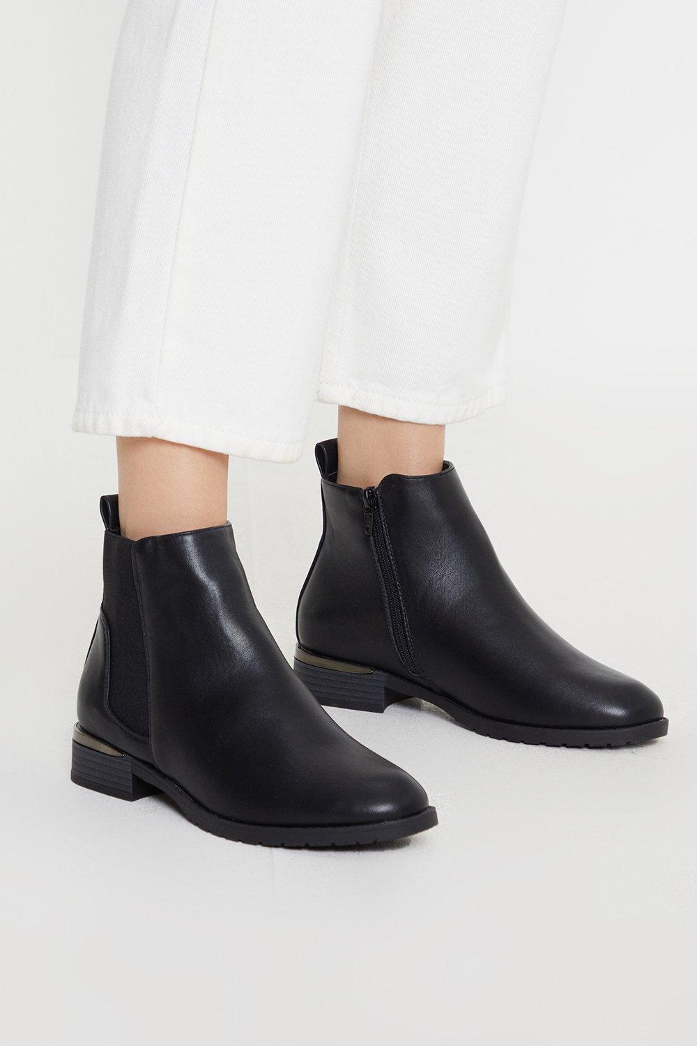 Womens Good For The Sole: Molly Wide Fit Comfort Chelsea Boots