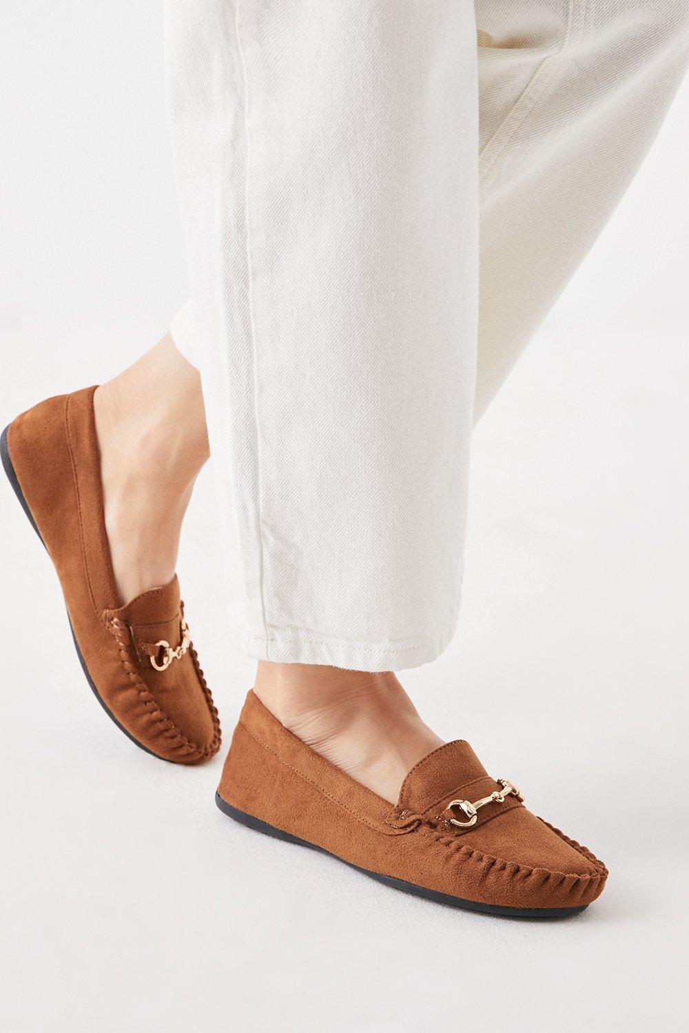 Women’s Good For The Sole: Nina Comfort Moccasin Loafers - tan - 7