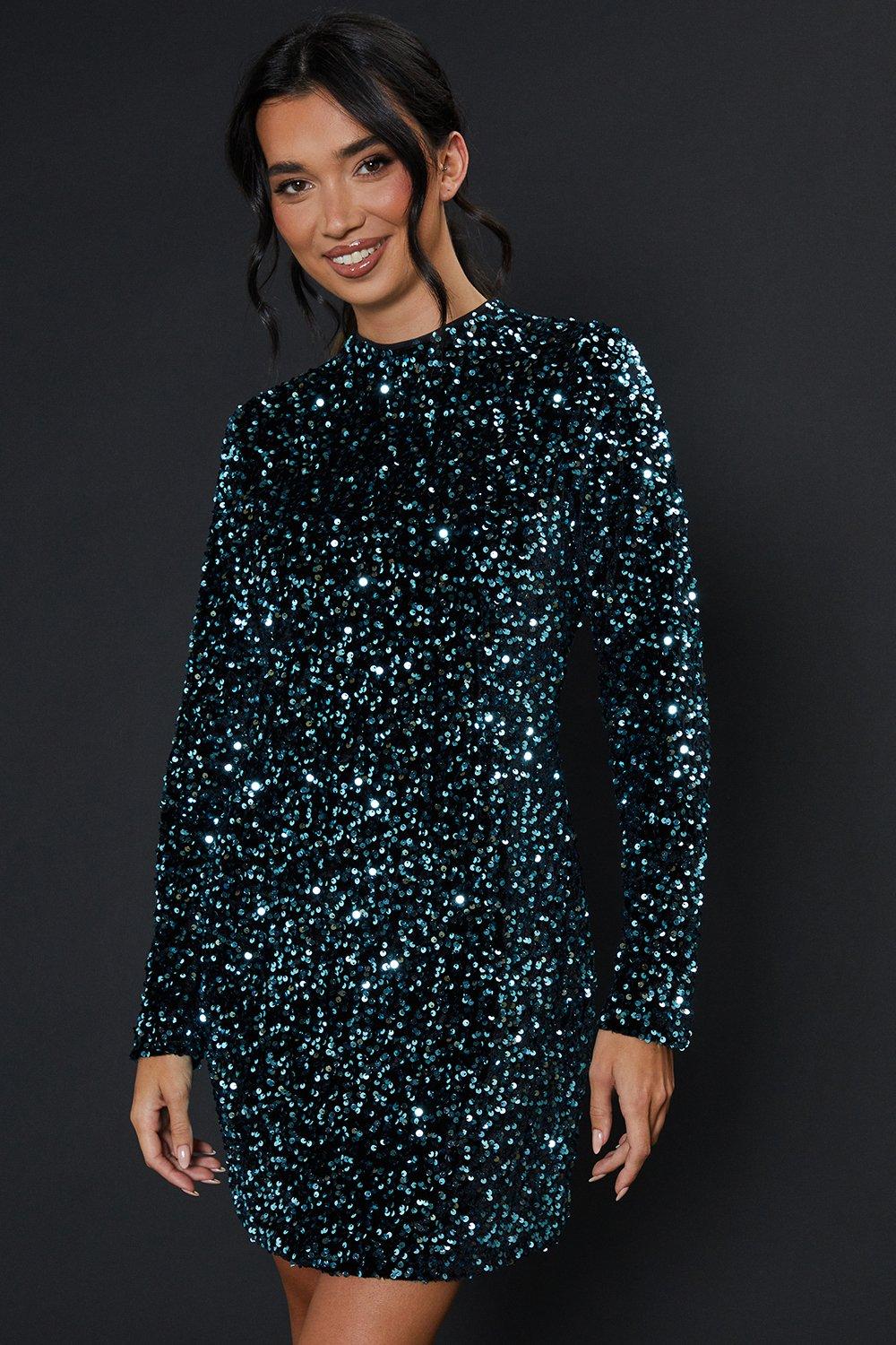 Dorothy perkins glitter top dress