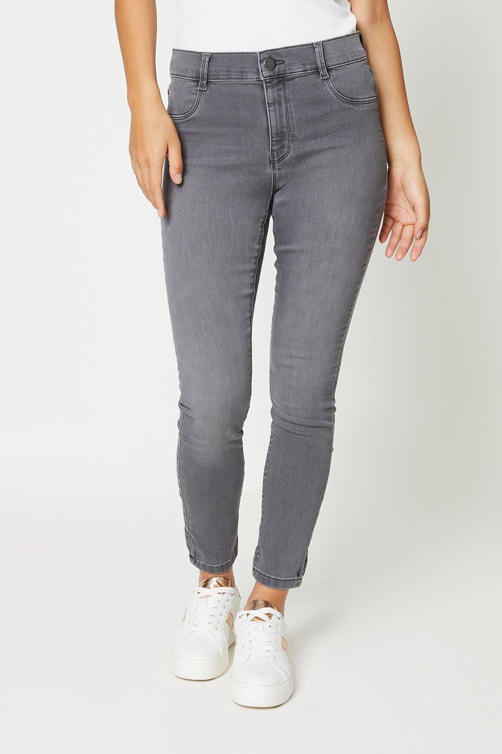 Women's Petite Frankie Skinny Jeans - grey - 16