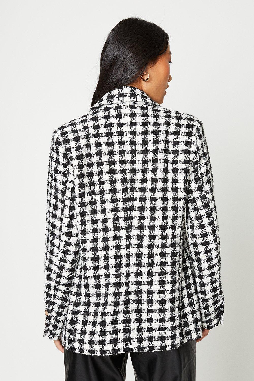 Lipsy tartan outlet blazer