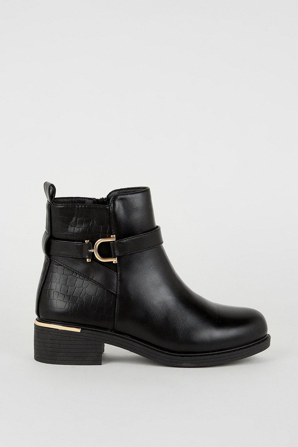 Wide fit ankle 2025 boots dorothy perkins