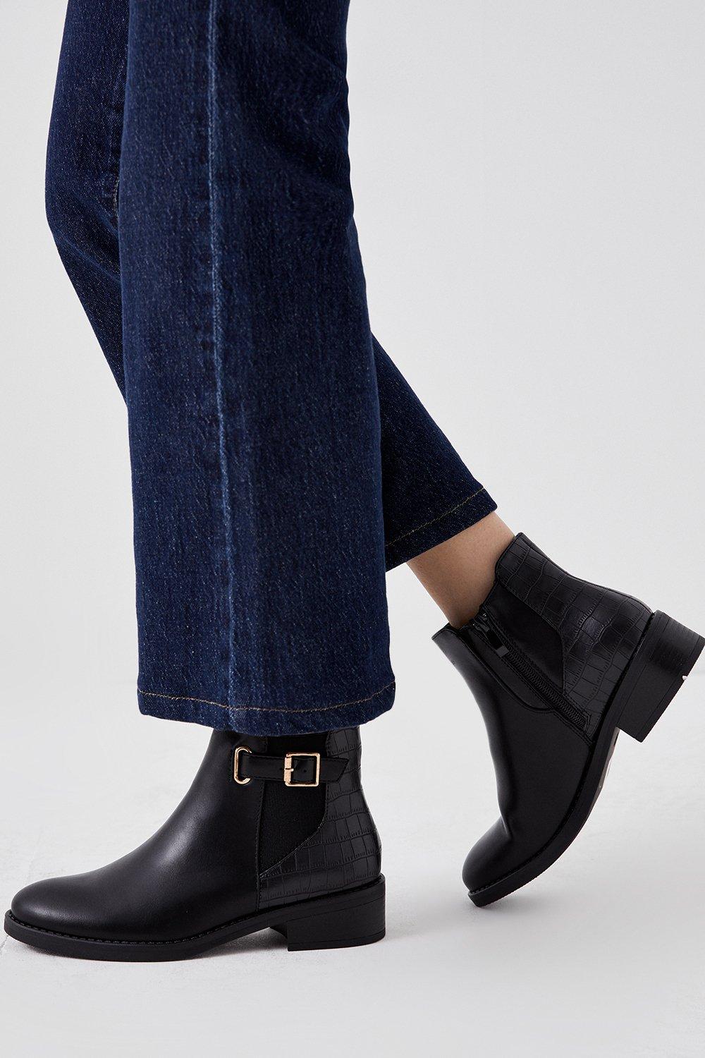 Elastic ankle boots sale