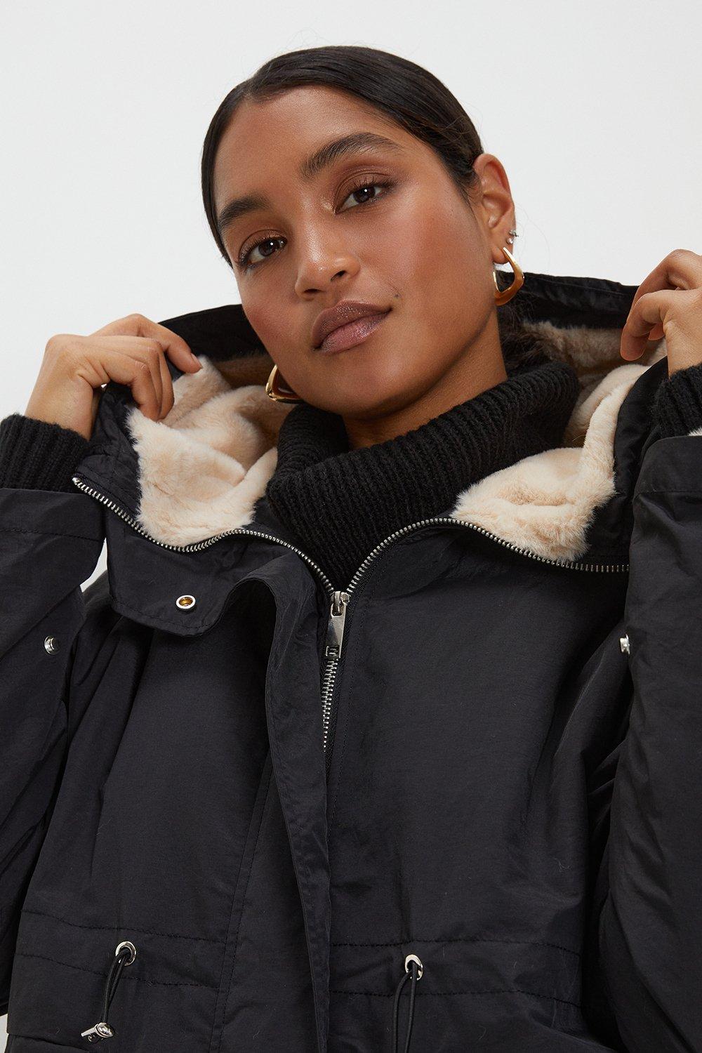 Dorothy perkins hooded coats sale