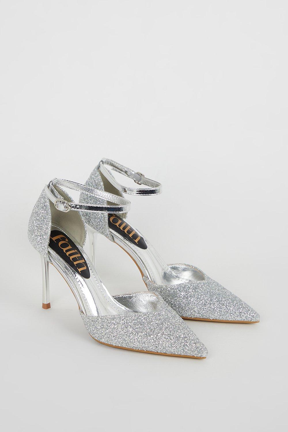 Faith hot sale glitter heels