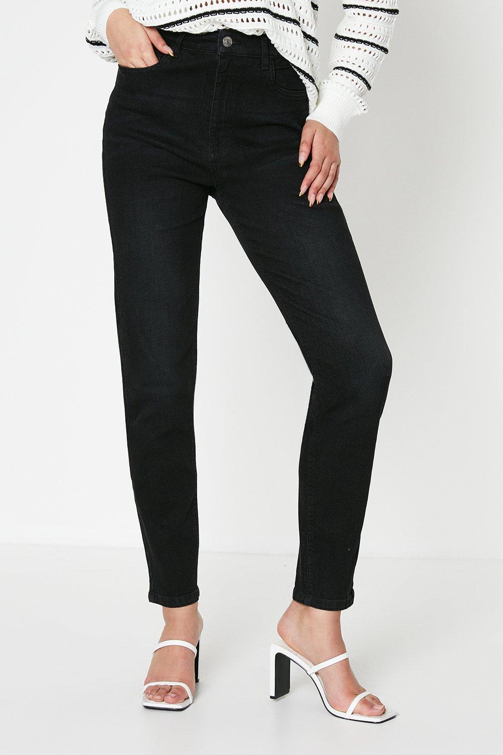 Womens Tall Comfort Slim Mom Jeans