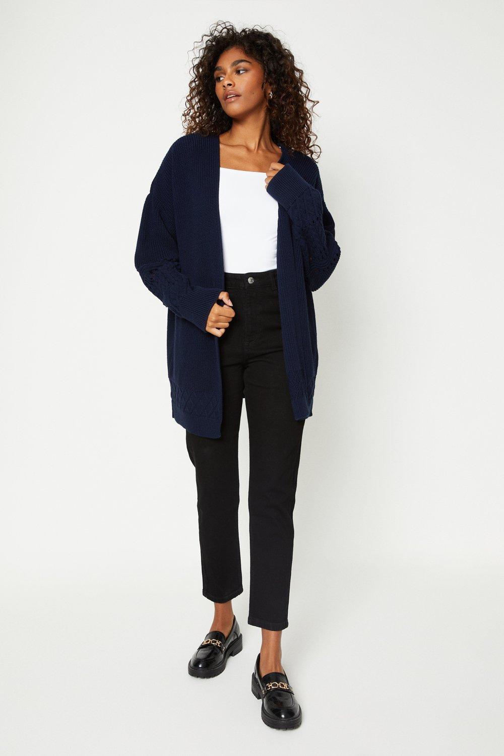 Lipsy faux fur outlet longline cardigan