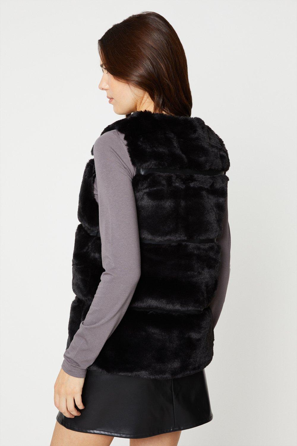 Fur gilet sale dorothy perkins