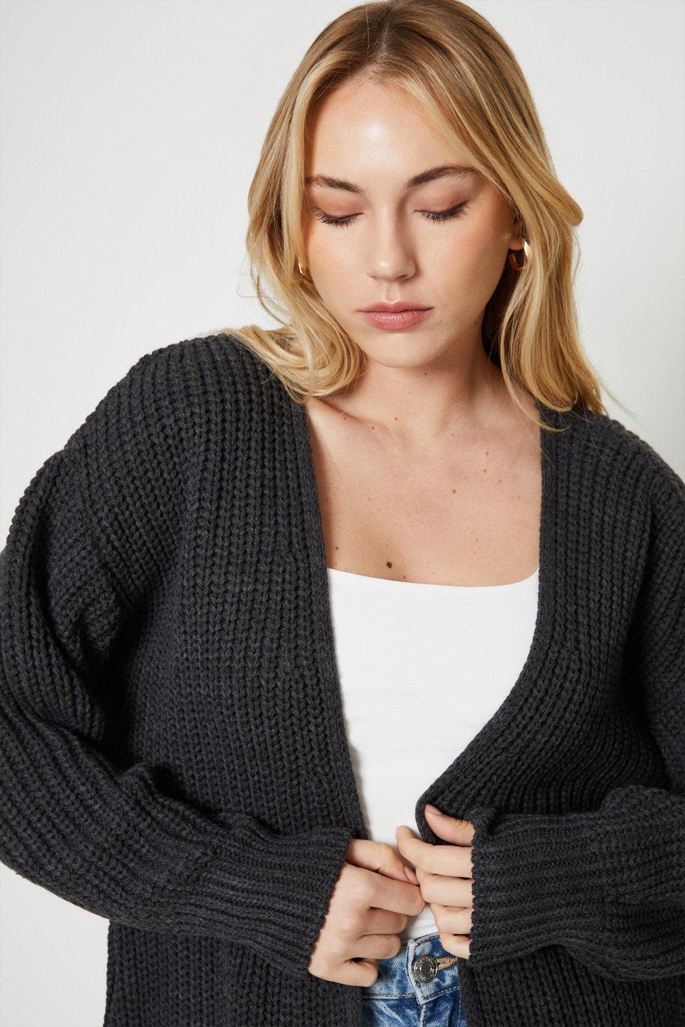 Lipsy faux fur longline cardigan sales