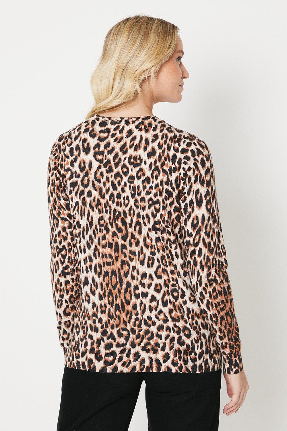 Dorothy perkins 2025 animal print jumper