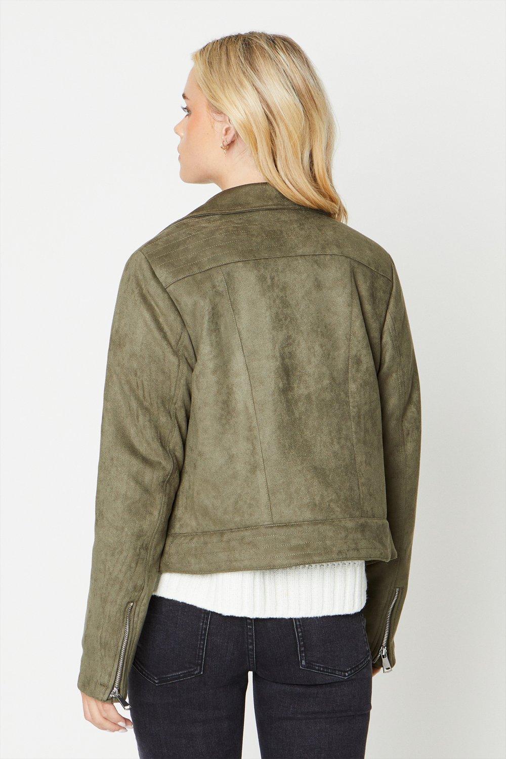 Dorothy perkins clearance suedette biker jacket