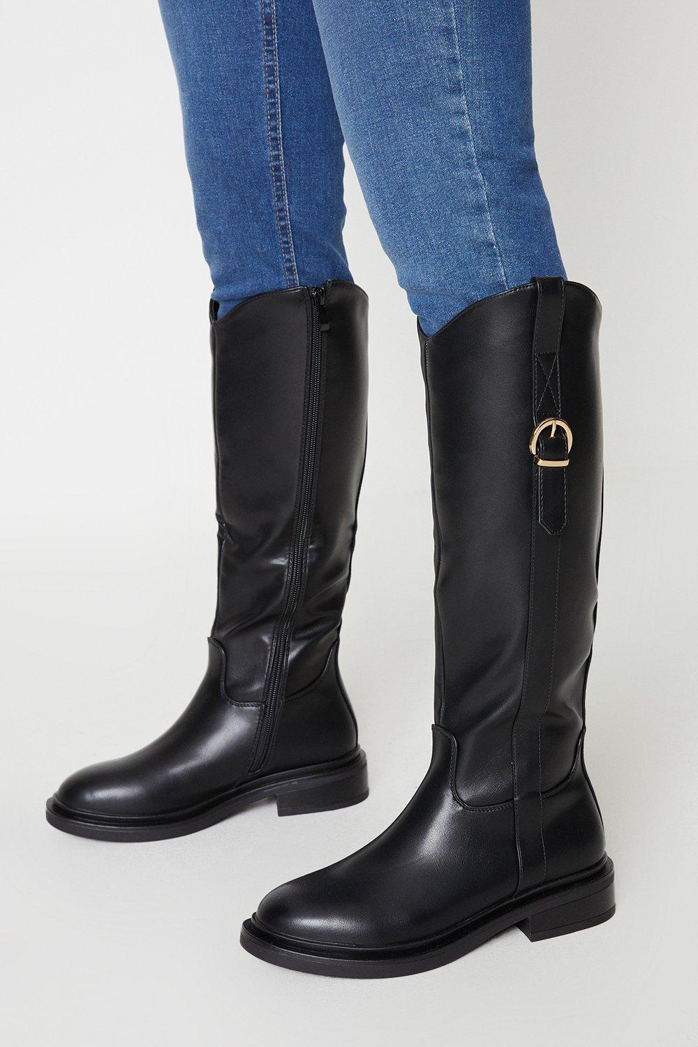 Womens Kampus Knee High Riding Boots