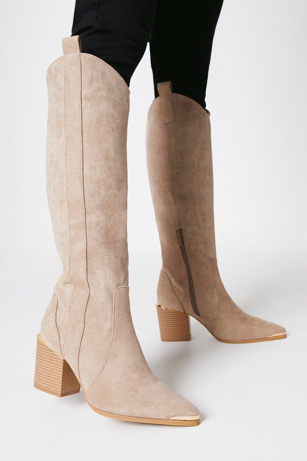 Dorothy perkins 2025 tan boots