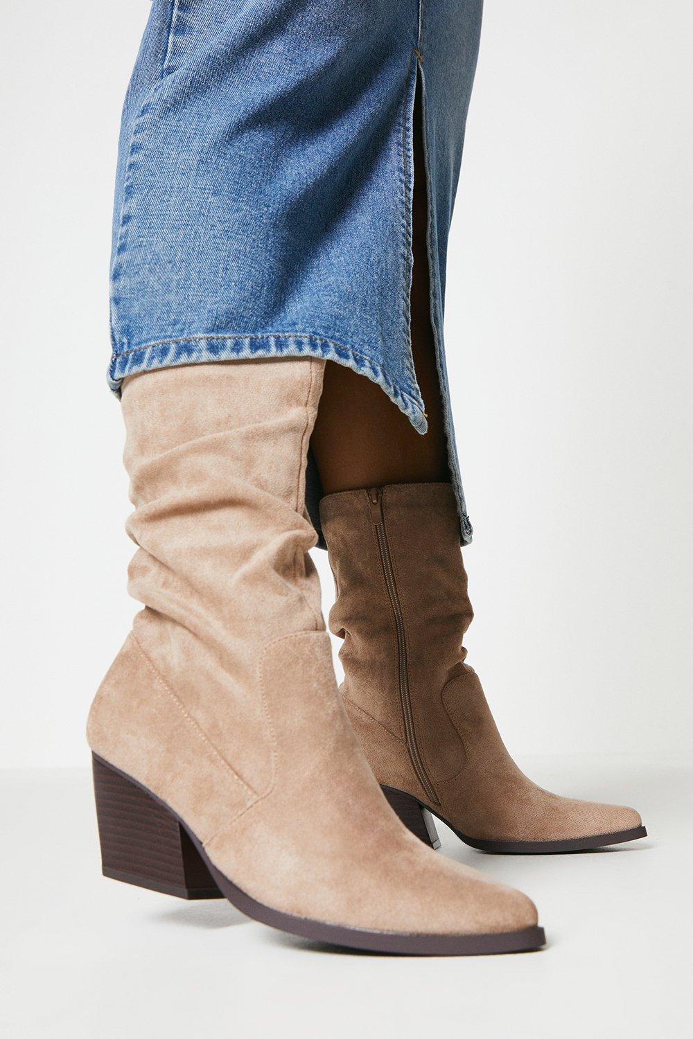 wide fit boots dorothy perkins