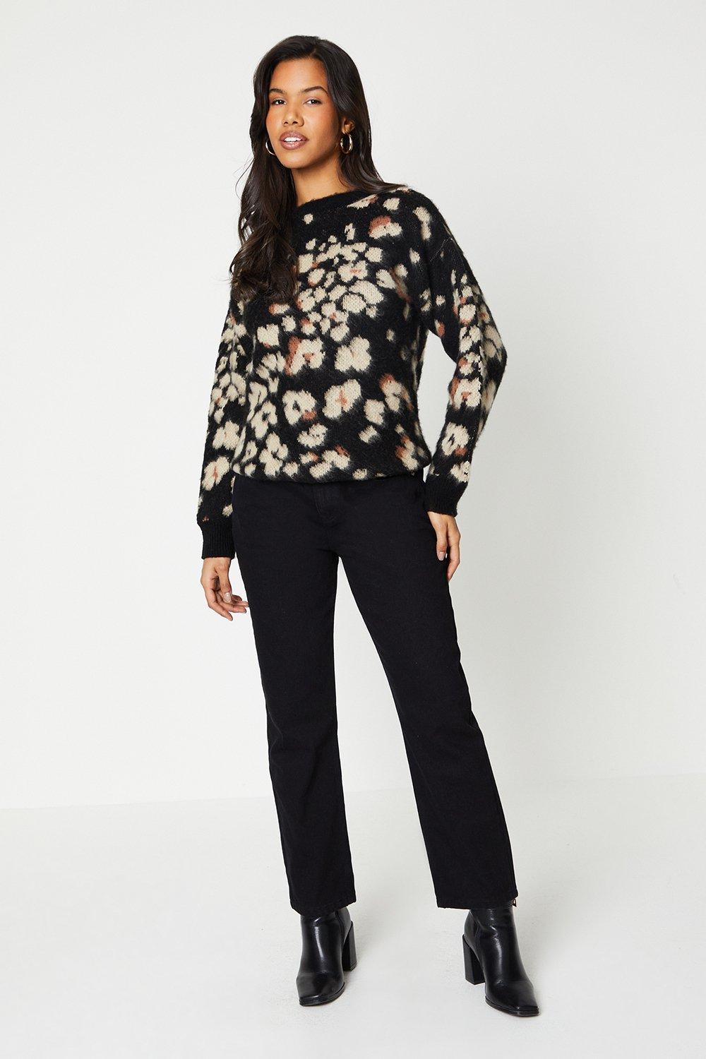 Dorothy perkins 2025 animal print jumper