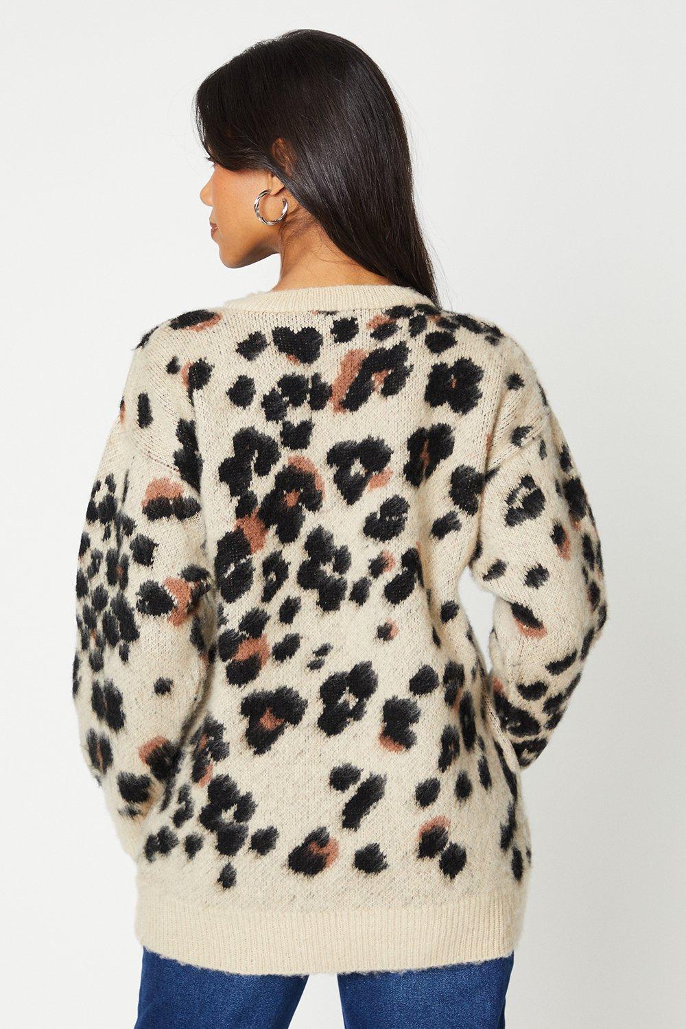 Dorothy perkins shop animal print jumper