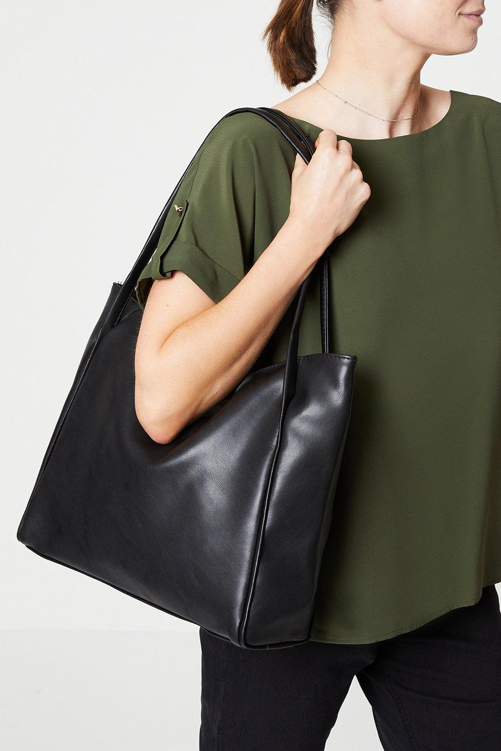 Women's Teddi Shopper Bag - black - ONE SIZE