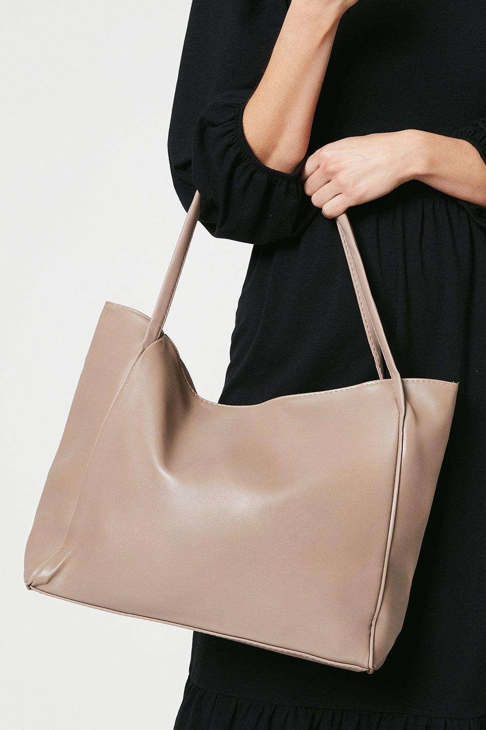 Women's Teddi Shopper Bag - taupe - ONE SIZE