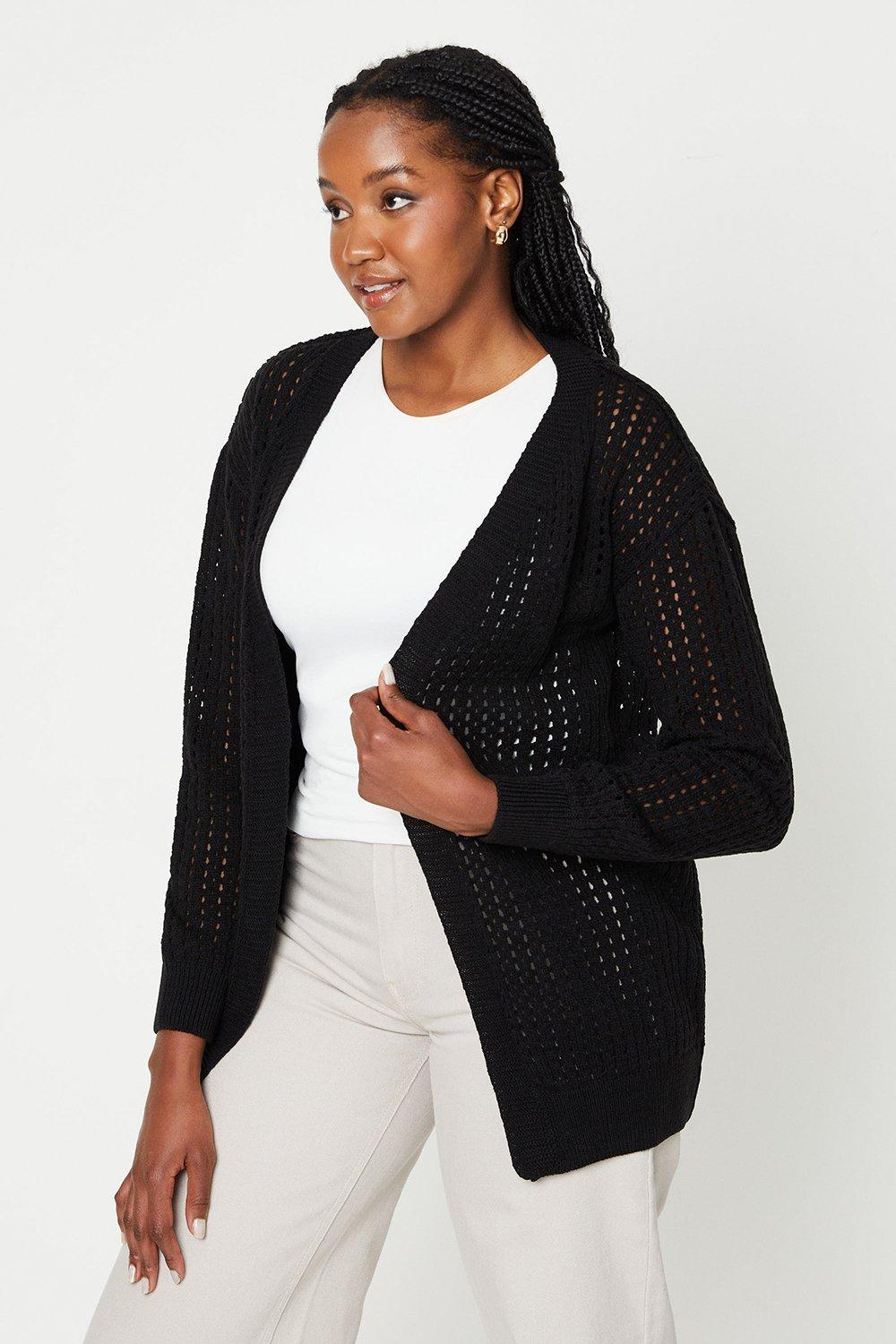 Pointelle 2025 stitch cardigan