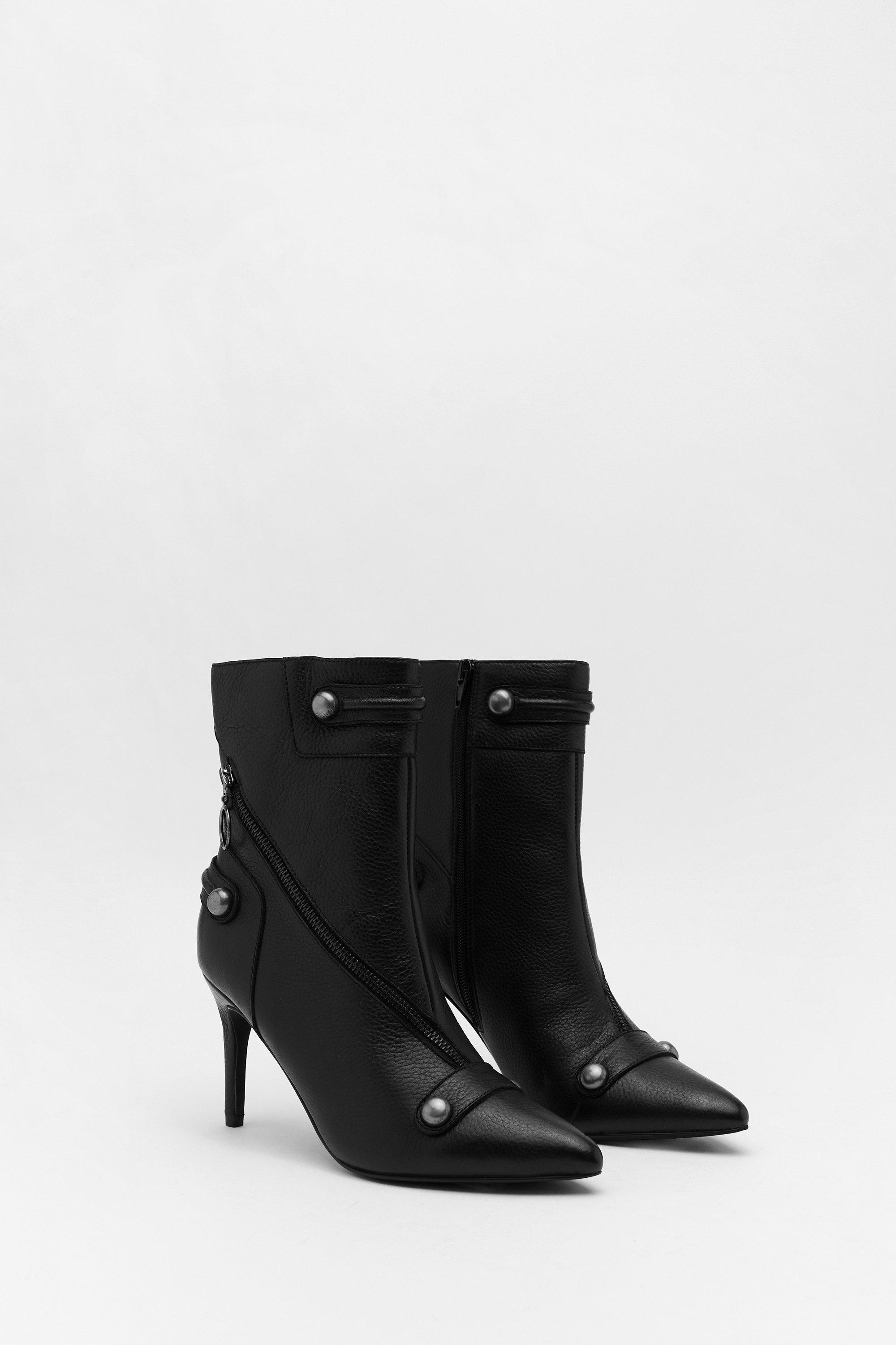 Studded 2025 pointed boots