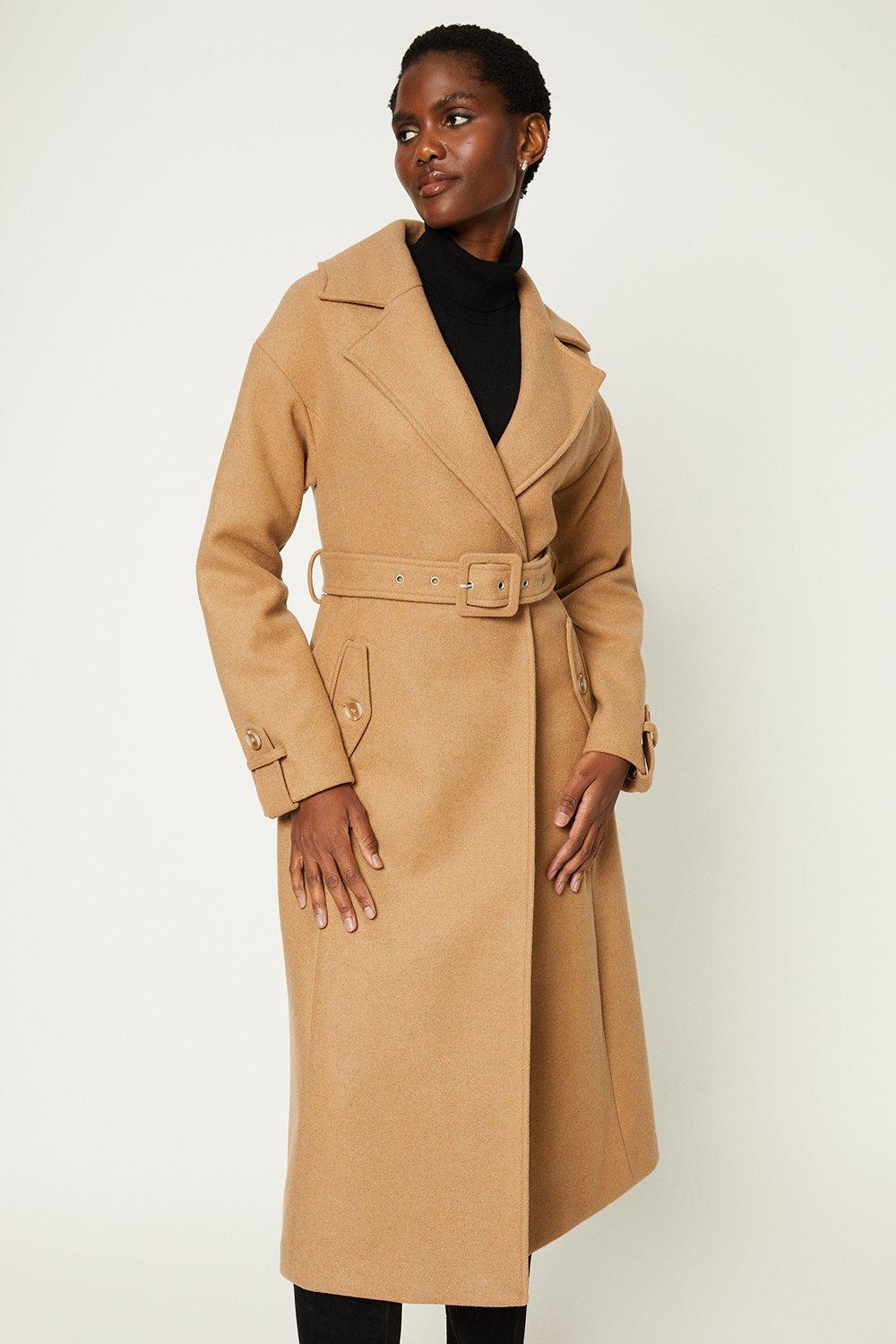 Dorothy perkins 2025 camel coat