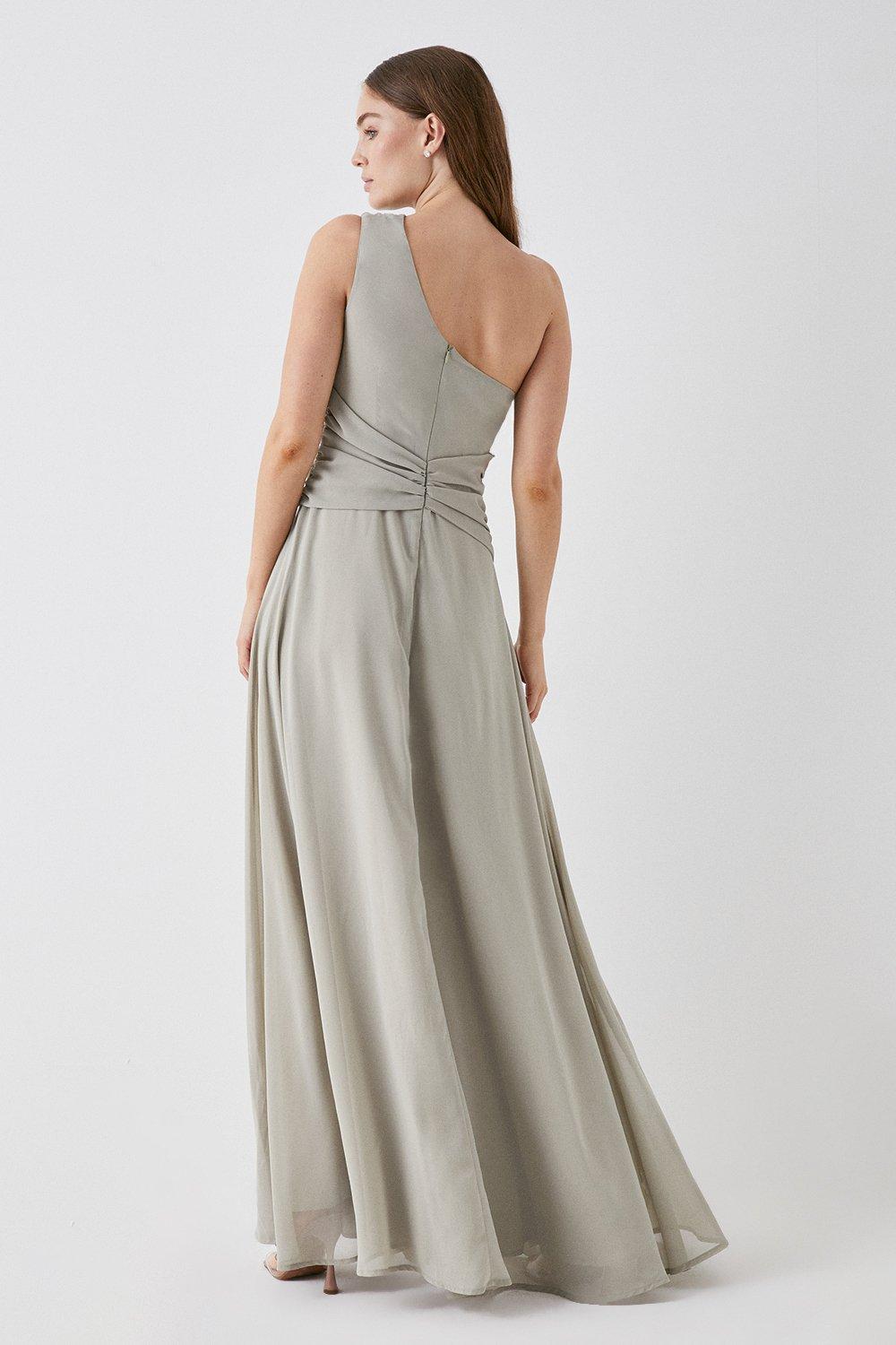 Dorothy perkins grey outlet bridesmaid dress