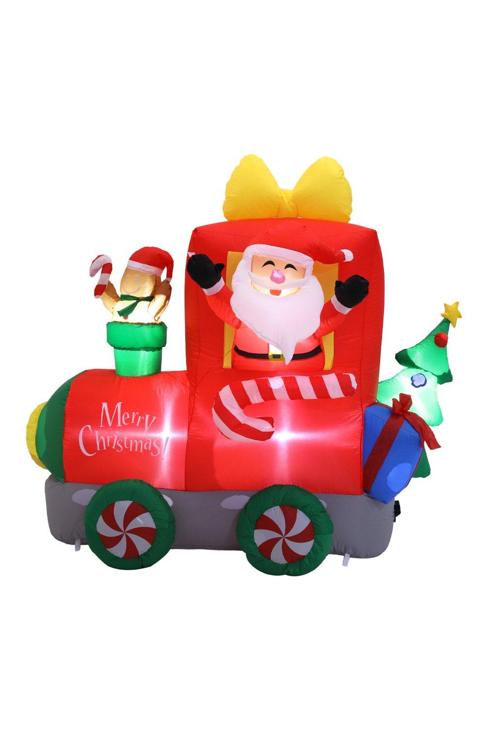 1.75M Christmas Inflatables Christmas Car