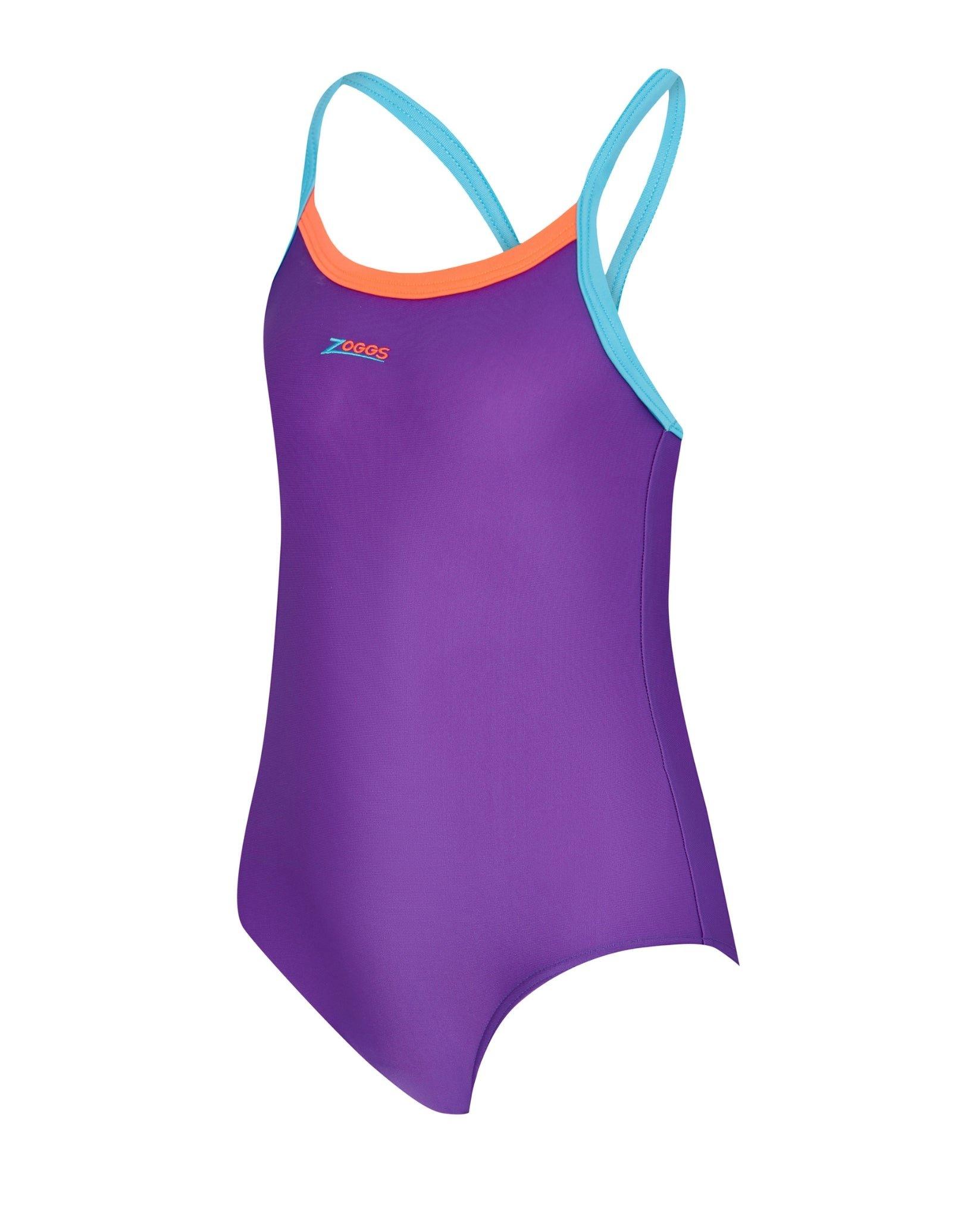 Kerrawa Strikeback Swimsuit - Purple/Light Blue/Red