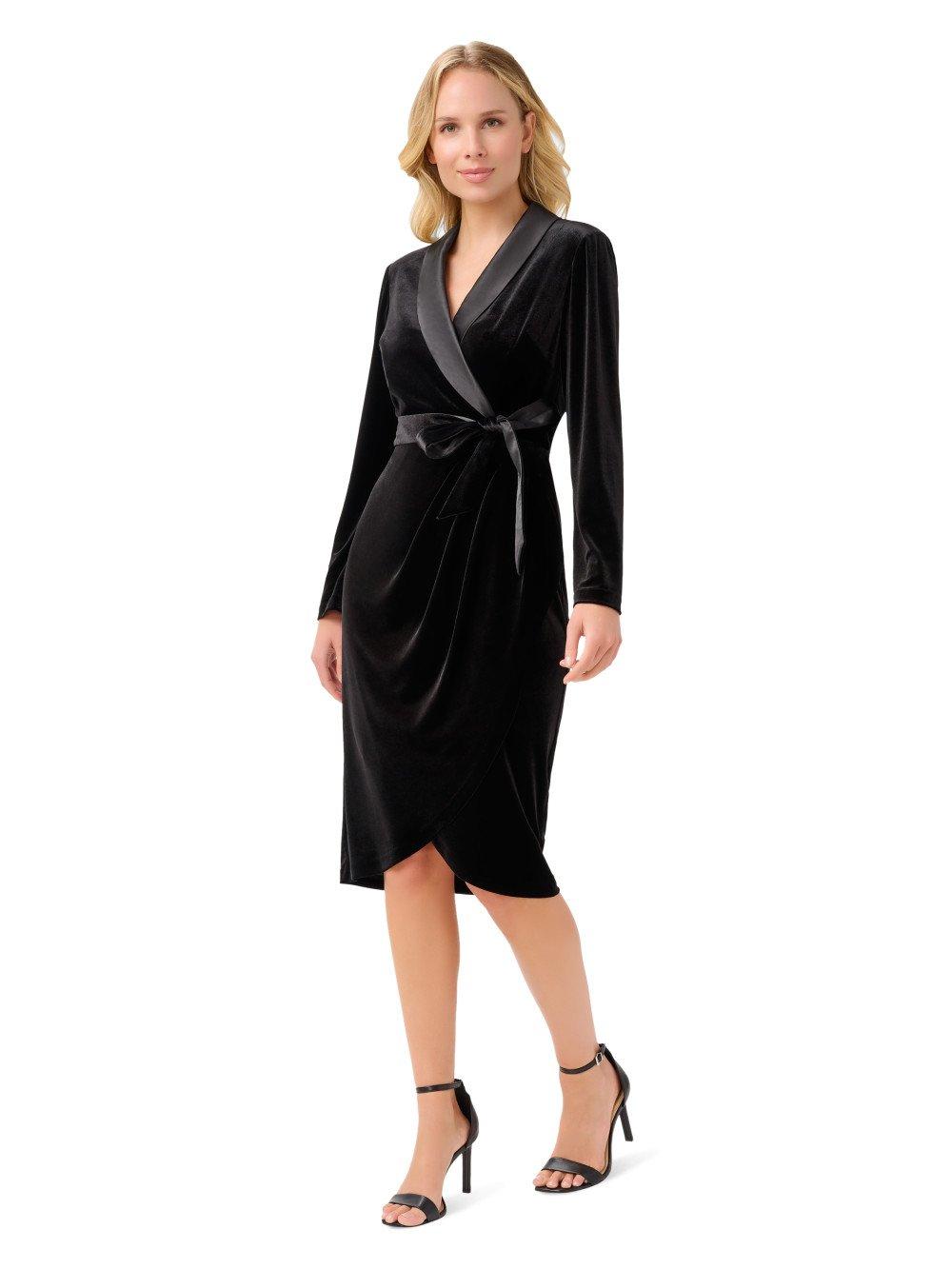 Dresses Velvet Tuxedo Dress Adrianna Papell