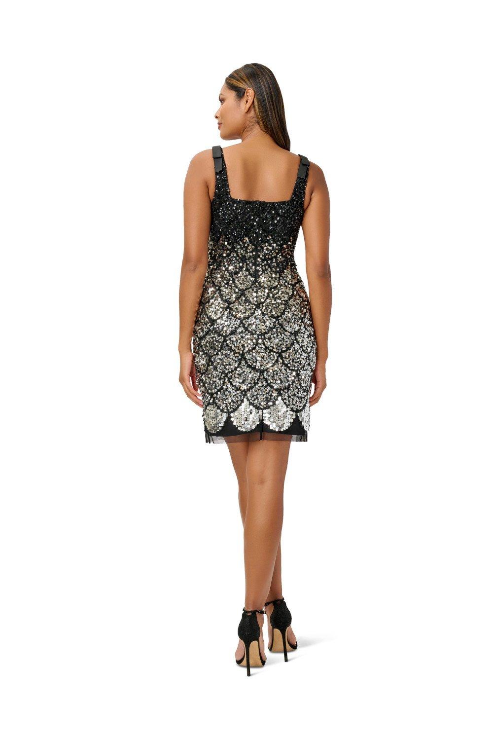 Dresses Beaded Sheath Dress Adrianna Papell