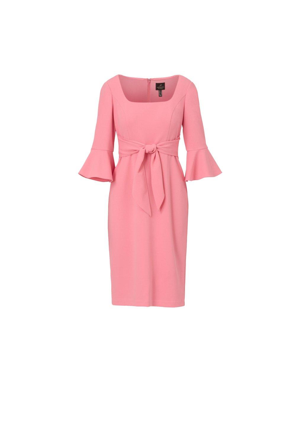 Dresses Bell Sleeve Tie Front Dress Adrianna Papell