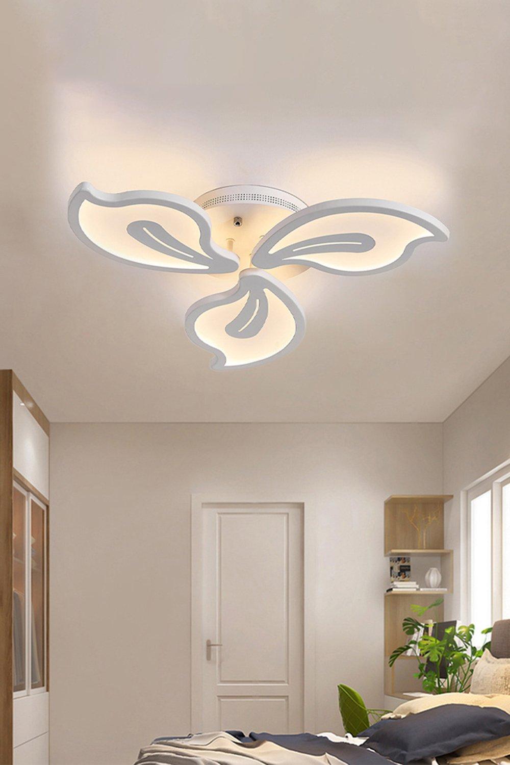 Lighting | Elegant Floral Shape LED Ceiling Light | Living and Home