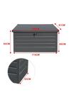 Living and Home Outdoor Garden Lockable Storage Box for Tools thumbnail 2