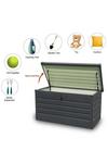 Living and Home Outdoor Garden Lockable Storage Box for Tools thumbnail 3