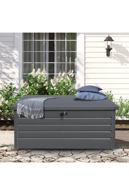 Living and Home Outdoor Garden Lockable Storage Box for Tools 5