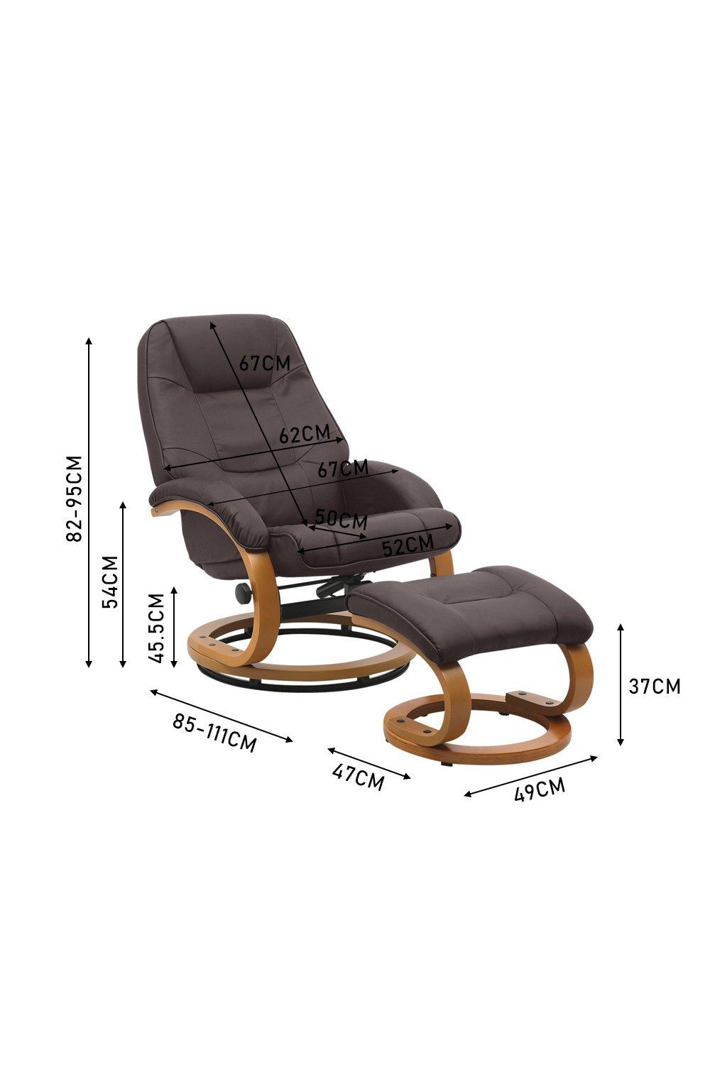 Xl leather outlet recliner