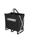 Living and Home Large Folding Laundry Basket Lightweight thumbnail 3