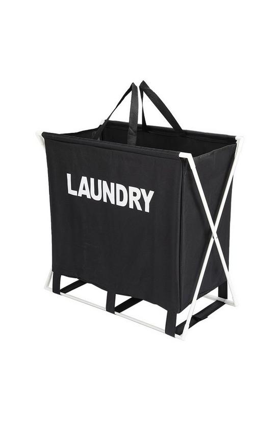 Living and Home Large Folding Laundry Basket Lightweight 3