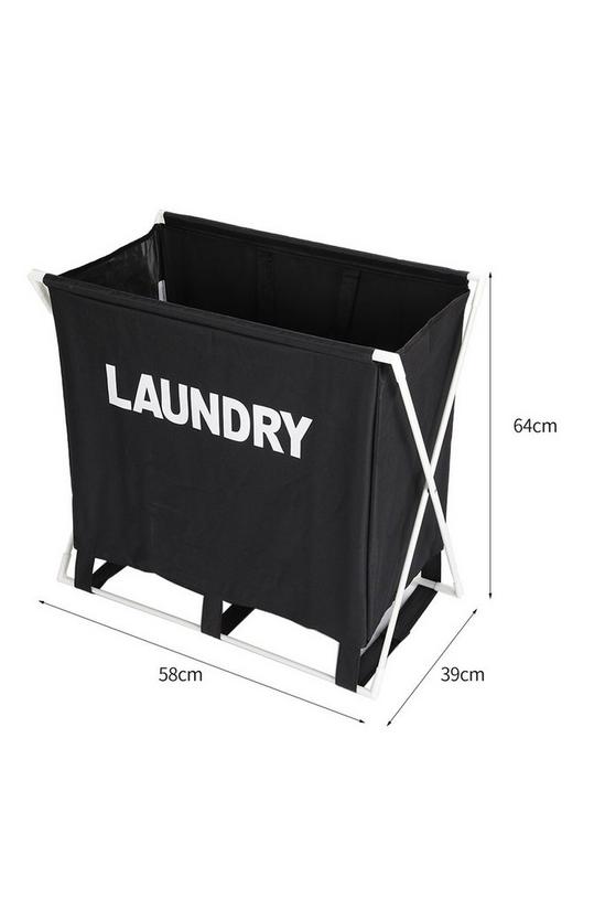 Living and Home Large Folding Laundry Basket Lightweight 6