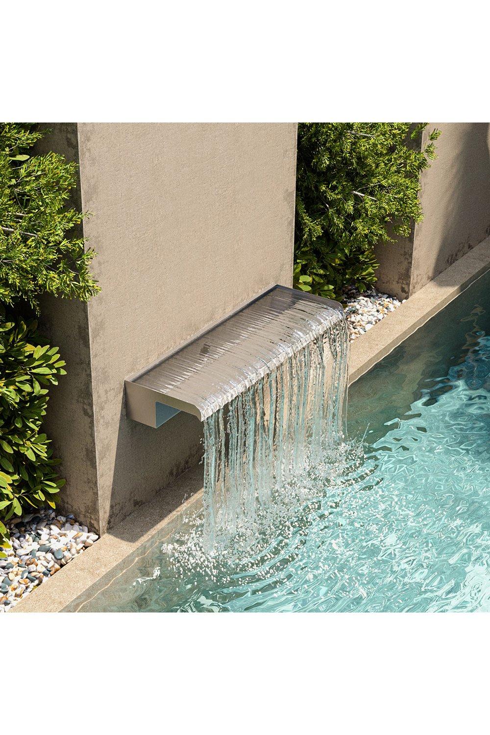 Garden Decor 60cm Back Entry Waterfall Pool Fountain Garden