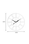 Living and Home D60cm Large Vintage Cut-Out Metal Wall Clock thumbnail 3