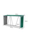 Living and Home Zinc Steel Firewood Log Storage Shed thumbnail 6