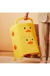 Living and Home 2-Tier Cute Yellow Duck Storage Cart with Wheels thumbnail 1