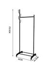 Living and Home Garment Hanging Clothes Rack on Wheels thumbnail 2